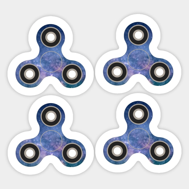 fidget spinner stickers galaxy Sticker by B0red